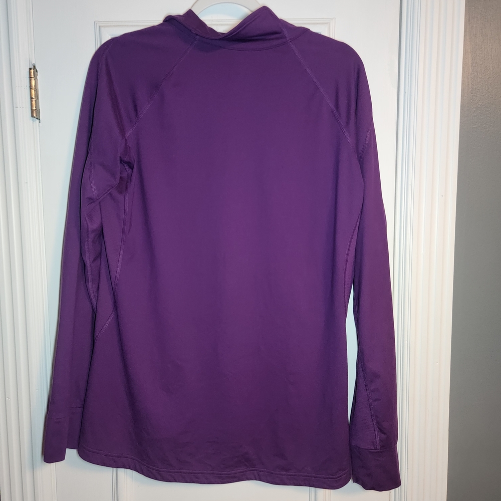 adidas Purple Climalite 1/4 Zip Pullover Size X Large - Picture 2 of 5